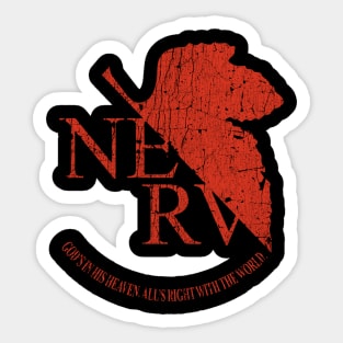 NERV Evangelion Sticker